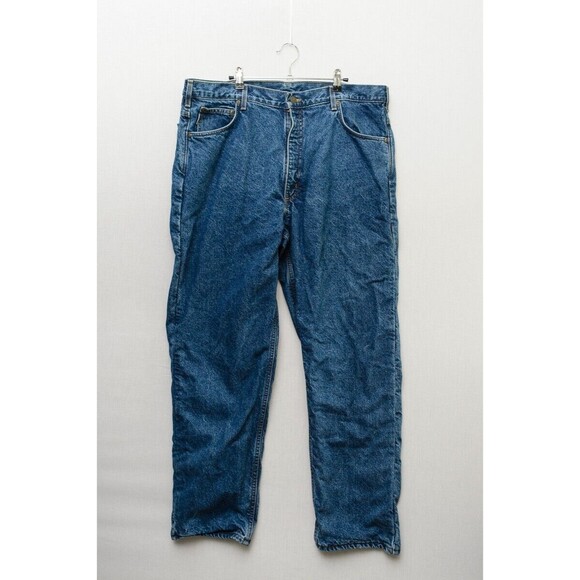 Carhartt Men's Jeans 40x32 Denim flannel lined b21 DST - Picture 1 of 9